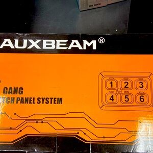 Auxbeam 6 Gang switch panel